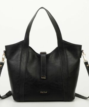 MIMÌ MUÀ Firenze M8-J201019 Borsa shopper nero con cinturino