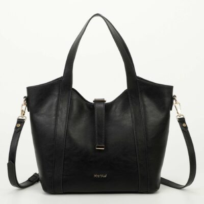 MIMÌ MUÀ Firenze M8-J201019 Borsa shopper nero con cinturino