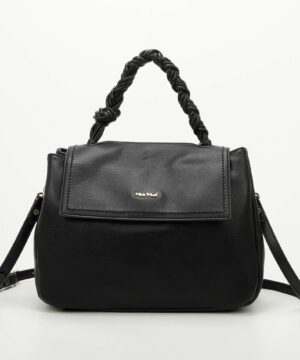 MIMÌ MUÀ Firenze M8-Y201037 Borsa nero con manico a intreccio