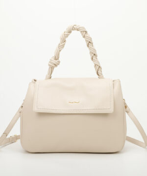 MIMÌ MUÀ Firenze M8-Y201037 Borsa panna manico a intreccio