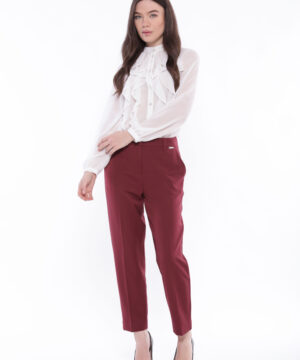 MIMÌ MUÀ Firenze MRAL-2718 Pantalone sigaretta bordeaux