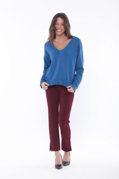 MIMÌ MUÀ Firenze MSAL-2699 Pantalone sigaretta bordeaux