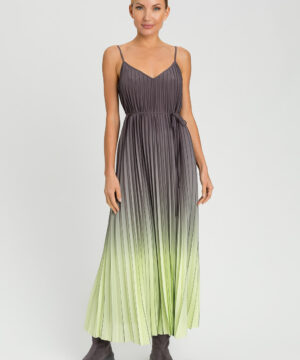 TWINSET 242LI2SCC Abito lungo in georgette plissé