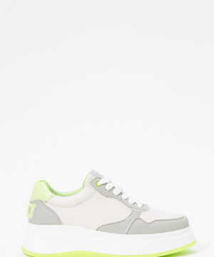 TWINSET 242LIP010 Sneakers color block bianco verde