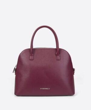 VIVIENNE D V083 Borsa a mano saffiano bordeaux