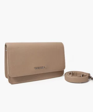 VIVIENNE D V086 Borsa a tracolla saffiano cammello