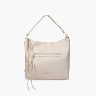 VIVIENNE D V093 Borsa a spalla grande beige