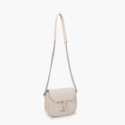 VIVIENNE D V095 Borsa a tracolla beige con patta