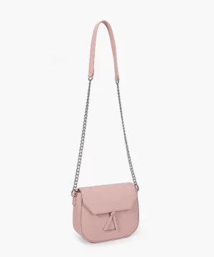 VIVIENNE D V095 Borsa a tracolla rosa con patta