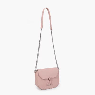 VIVIENNE D V095 Borsa a tracolla rosa con patta