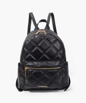VIVIENNE D V100 Zaino trapuntato nero