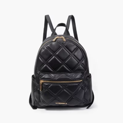 VIVIENNE D V100 Zaino trapuntato nero