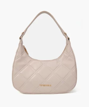 VIVIENNE D V102 Borsa hobo beige trapuntata