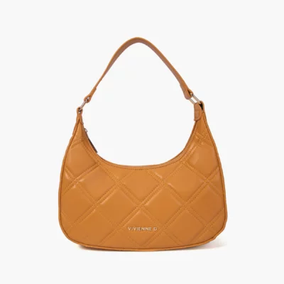 VIVIENNE D V102 Borsa hobo senape trapuntata