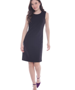MIMÌ MUÀ Firenze MRAL-4378 Abito corto nero con strass