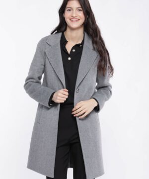 MIMÌ MUÀ Firenze NDAL-6510 Cappotto baronetto grigio