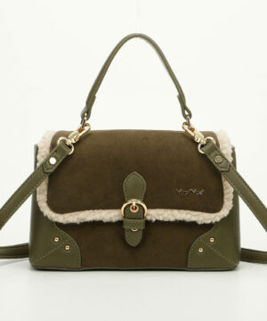 MIMÌ MUÀ Firenze M8-J201022 Borsa a mano verde montone