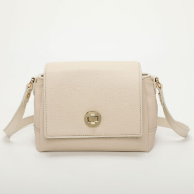 MIMÌ MUÀ Firenze M8-Y200929 Borsa a tracolla panna con patta