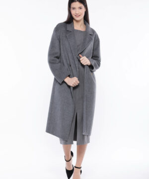 MIMÌ MUÀ Firenze NDAL-6508 Cappotto lungo grigio