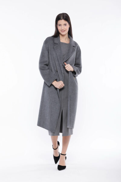 MIMÌ MUÀ Firenze NDAL-6508 Cappotto lungo grigio