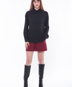 MIMÌ MUÀ Firenze ESAL-2688 Pantalone short tecnico bordeaux