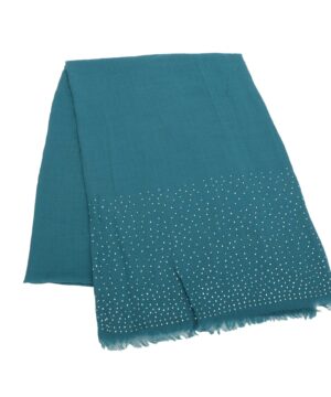 MIMÌ MUÀ Firenze STAL-9025 Foulard ottanio con strass