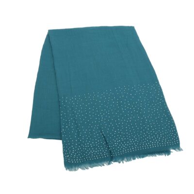 MIMÌ MUÀ Firenze STAL-9025 Foulard ottanio con strass