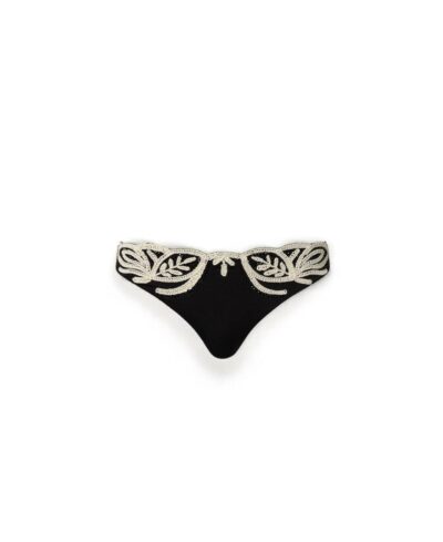 TWINSET 251LBMY77 Brasiliana da bagno ricamo e strass