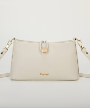 MIMÌ MUÀ Firenze M8-J201111 Borsa a tracolla bianco chiusura bottone