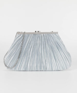MIMÌ MUÀ Firenze M8-M201092 Clutch morbida in raso argento