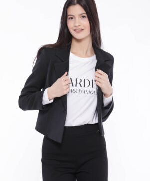 MIMÌ MUÀ Firenze MRAL-6492 Giacca cropped nero