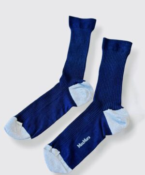MAX MARA Cordoba Calzino corto blu con lurex