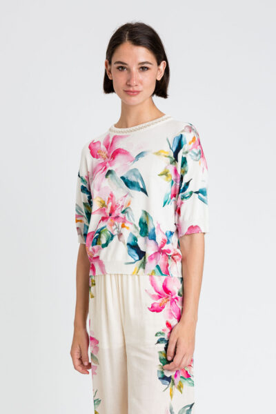 twinset-251lb3paa-maglia-madreperla-con-stampa-a-fiori