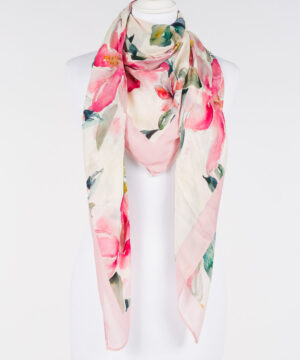 TWINSET 251LB4CKK Kefiah con stampa fiori
