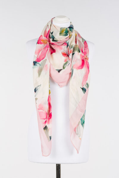 TWINSET 251LB4CKK Kefiah con stampa fiori