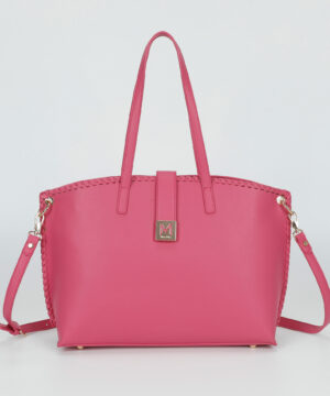 MIMÌ MUÀ Firenze M8-H201181 Shopping bag fucsia bordi intrecciati