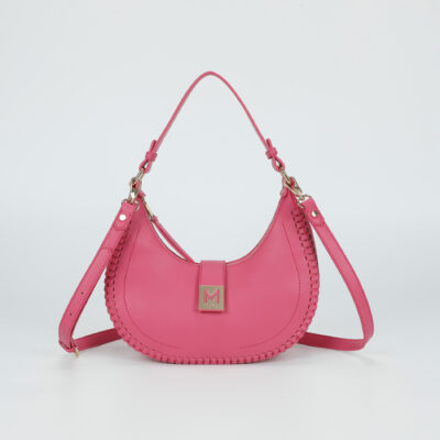 MIMÌ MUÀ Firenze M8-H201183 Borsa hobo fucsia bordi intrecciati