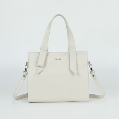 MIMÌ MUÀ Firenze M8-H201199 Shopping bag bianco in pelle