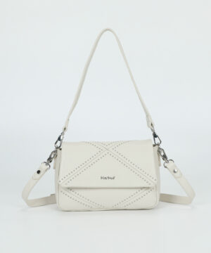 MIMÌ MUÀ Firenze M8-H201201 Borsa a tracolla bianco in pelle