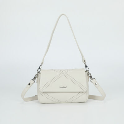 MIMÌ MUÀ Firenze M8-H201201 Borsa a tracolla bianco in pelle