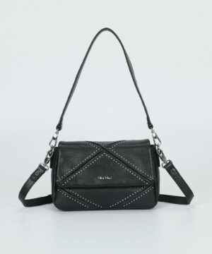 MIMÌ MUÀ Firenze M8-H201201 Borsa a tracolla nero in pelle