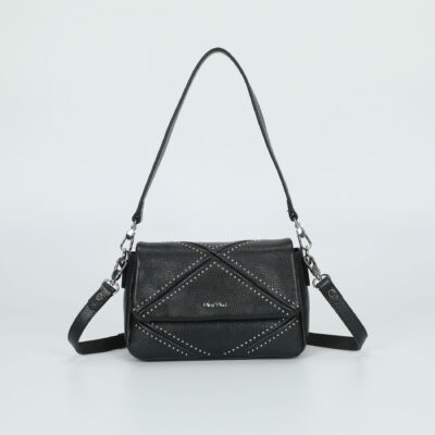 MIMÌ MUÀ Firenze M8-H201201 Borsa a tracolla nero in pelle
