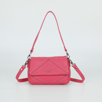 MIMÌ MUÀ Firenze M8-H201201 Borsa a tracolla fucsia in pelle