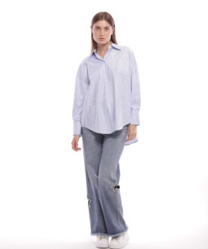 MIMÌ MUÀ Firenze ZDAM-2779 Jeans marine blu con stella