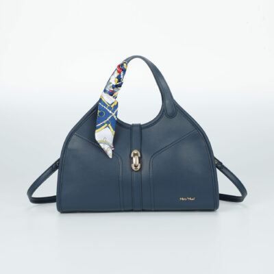 MIMÌ MUÀ Firenze M8-J201109 Borsa a mano blu con cinturino