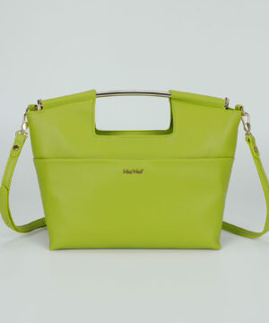 MIMÌ MUÀ Firenze M8-Y201135 Borsa verde manico metallo