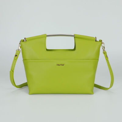 MIMÌ MUÀ Firenze M8-Y201135 Borsa verde manico metallo