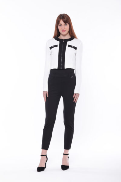 MIMÌ MUÀ Firenze MRAL-2714 Pantalone sigaretta milano nero