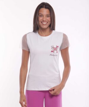MIMÌ MUÀ Firenze SFAM-1763 T-shirt bianco 
