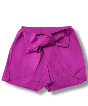 LIU JO VA5071TS330 Short ecosostenibile viola in popeline